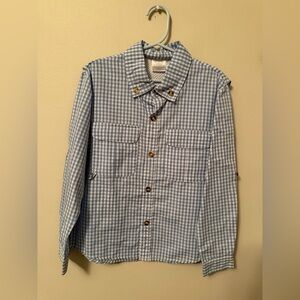 Prodoh Blue Gingham Button-Up Shirt
